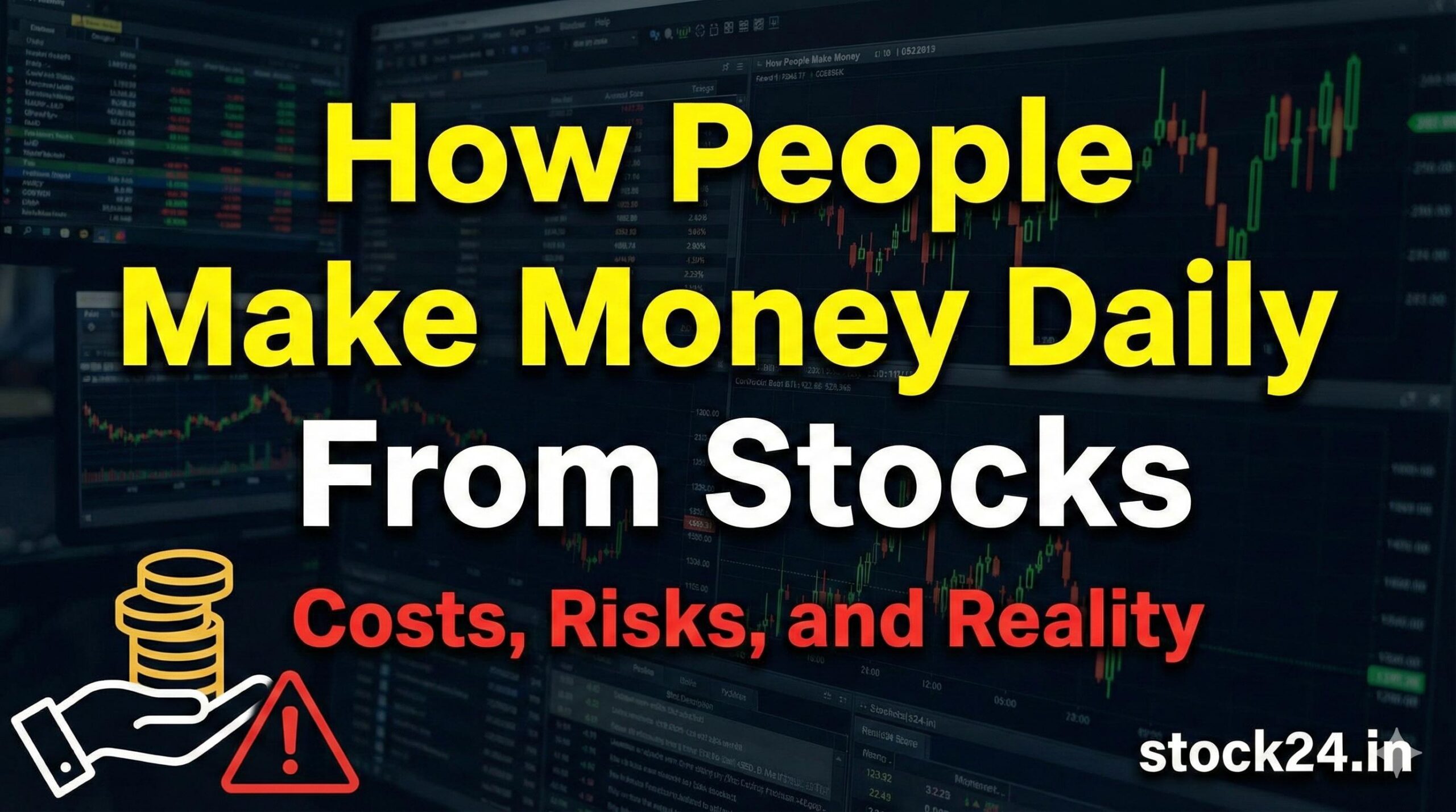 How People Make Money Daily From Stocks: Costs, Risks, and Reality