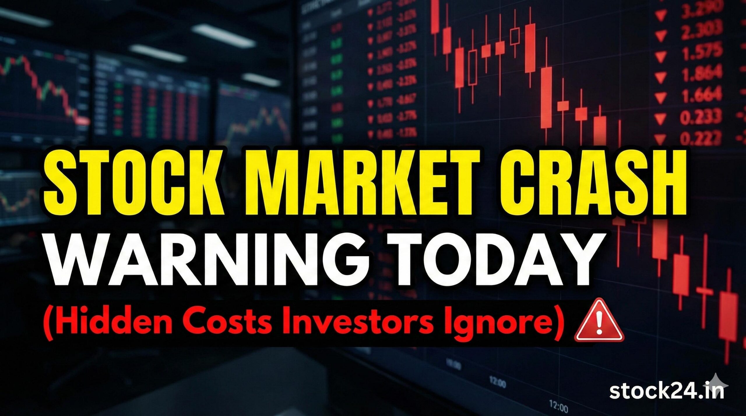 Stock Market Crash Warning Today: Hidden Costs Investors Ignore